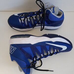 NIKE Men's Sz 8.5US/42EU Air Max Stutter Step Mid 599565-400 Blue/White 2013